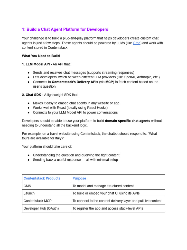 Developer Chat Agent Platform Guide | PDF | Search Engine Indexing ...
