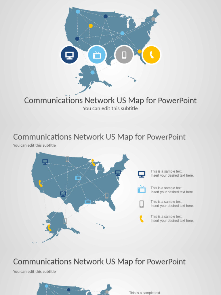 6081 01 Communications Network Us Map | PDF