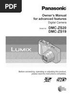 Lumix Dmc-zs20 Manual For Advanced Features