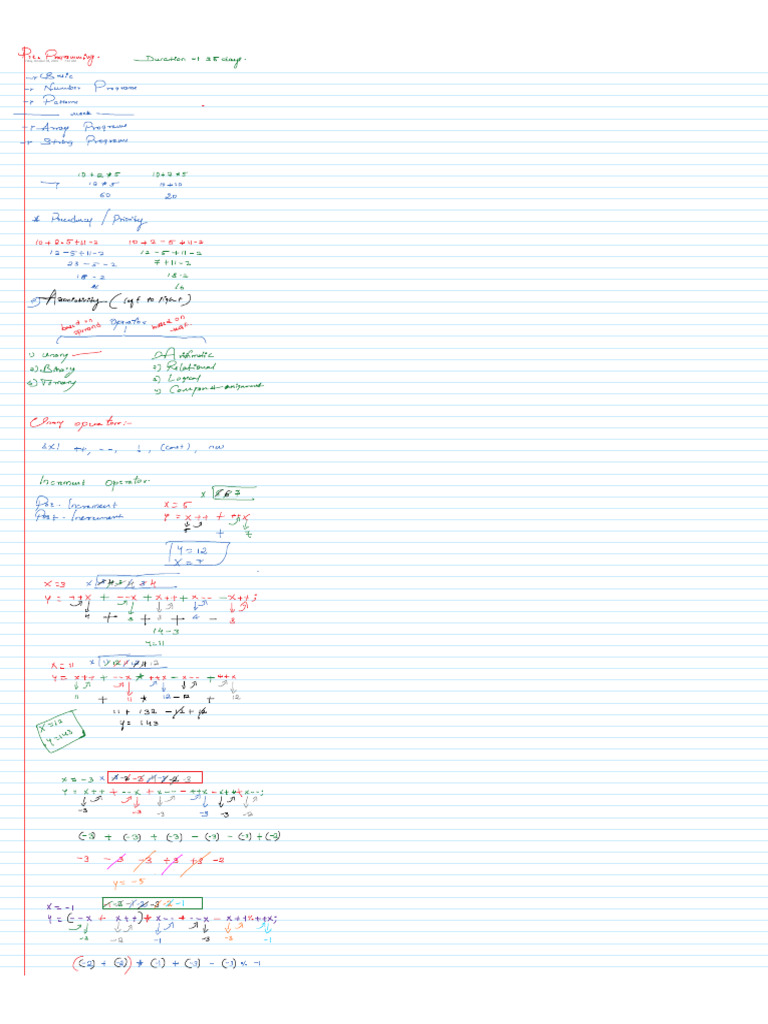 Day Notes | PDF