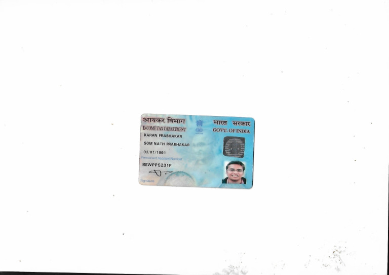 Karan Pan Card | PDF