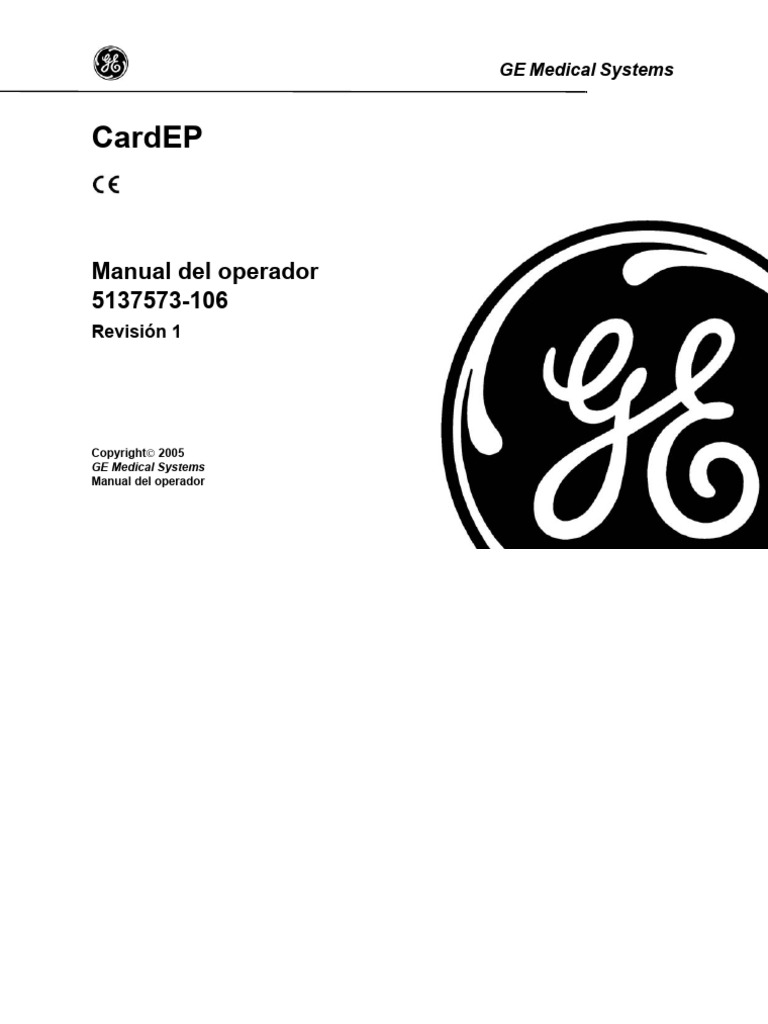 Cardep: Manual Del Operador 5137573-106 | PDF | Corazón | Básico