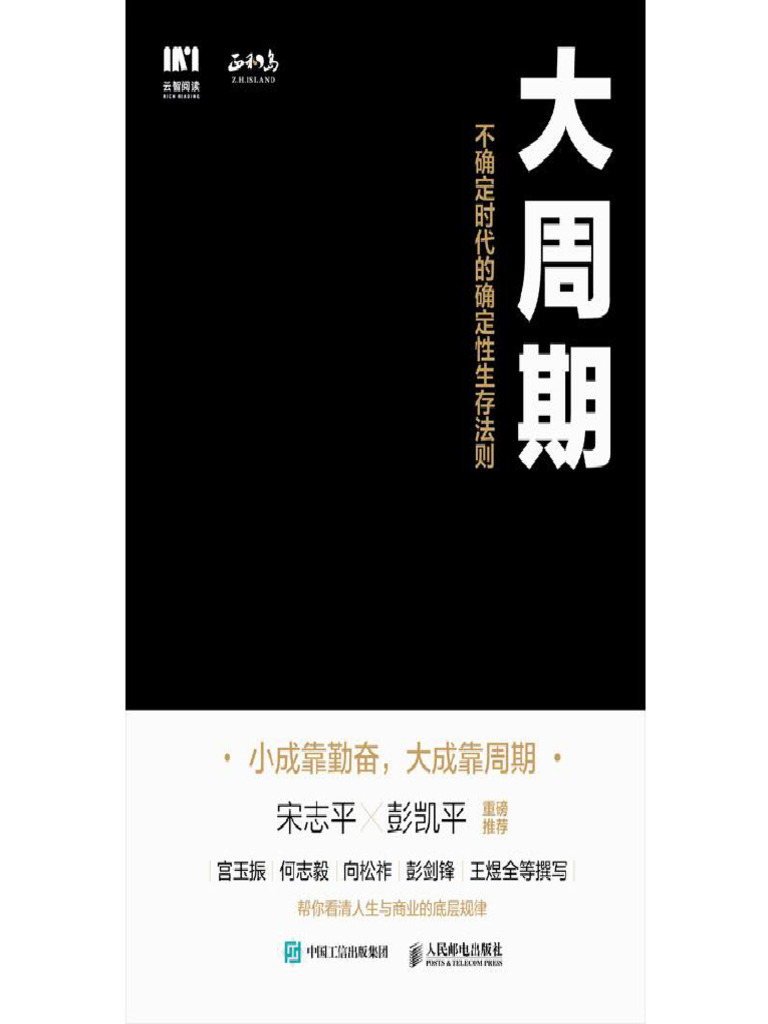 大周期：不确定时代的确定性生存法则》正和岛【文字版- PDF电子书- 雅书】 | PDF