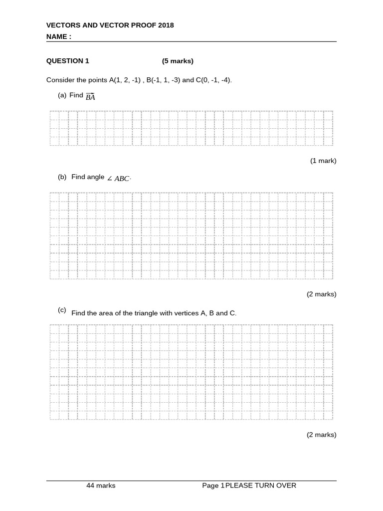 Vector Proofs and Geometry Problems | PDF | Vector Space | Mathematical ...