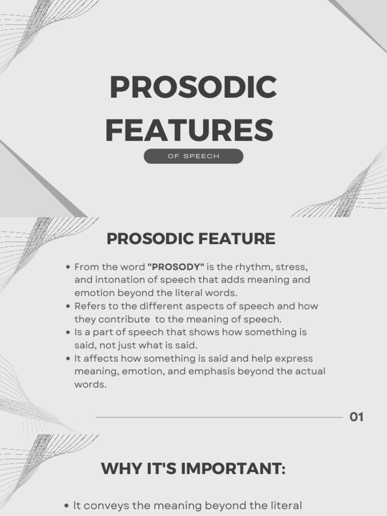 Understanding Prosodic Features in Speech | PDF | Stress (Linguistics ...