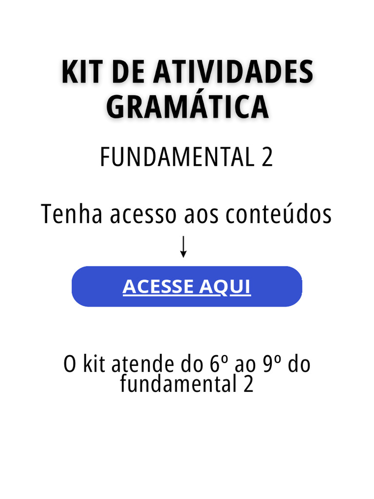 200 Atividades de Gramática Fundamental 2 | PDF