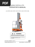 MEWP Pre-Use Inspection Checklist | PDF | Vehicles | Manufactured Goods