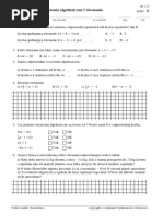 Matematyka Test Diagnoza Poczatkowa KL 8 m32102 | PDF