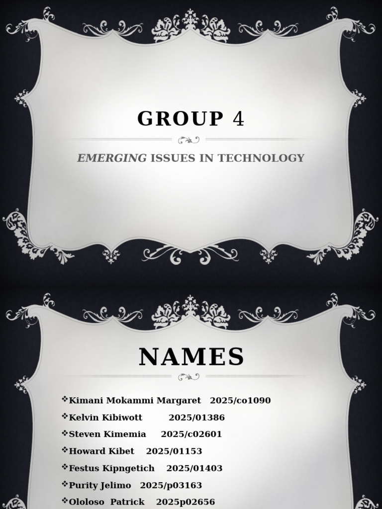 Emerging Technology Issues Overview | PDF | Computing | Wearable Technology