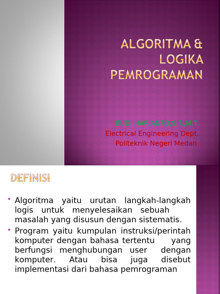 Algoritma dan Pseudo-Code Pemrograman | PDF