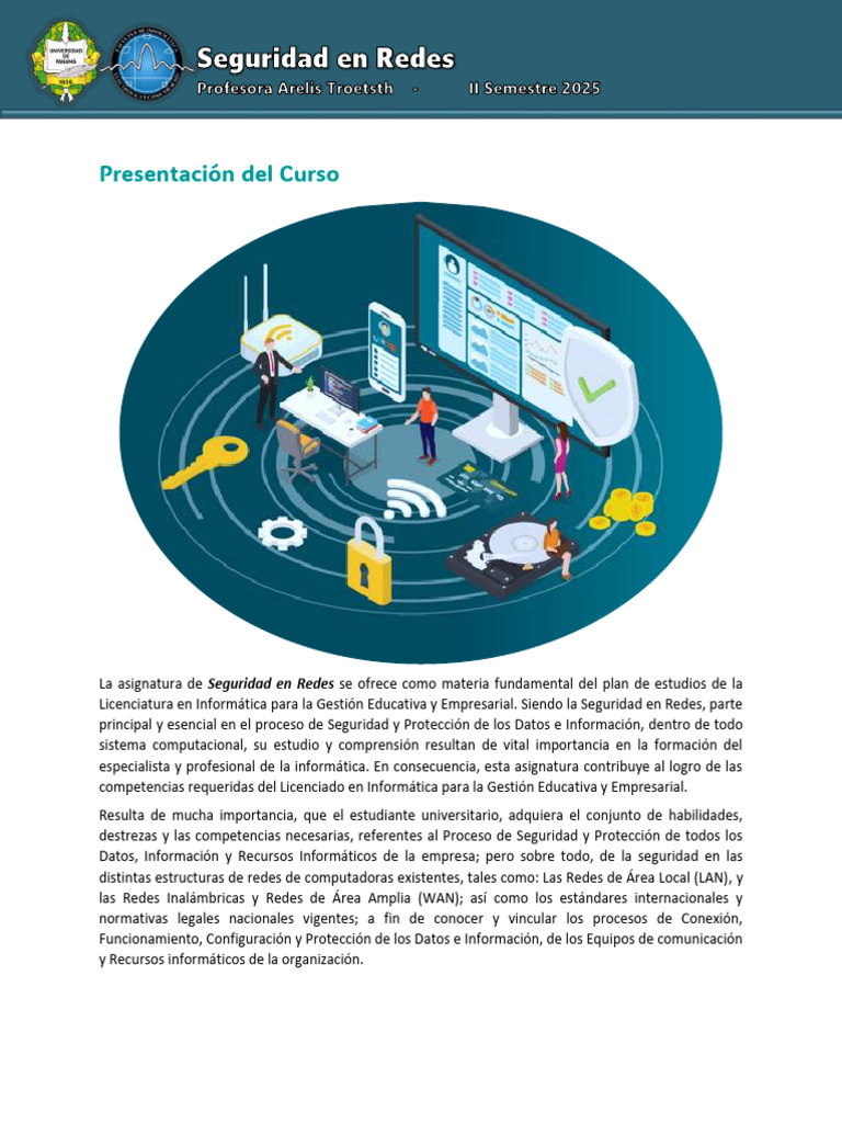 Curso de Seguridad en Redes Informáticas | PDF | Seguridad | La ...