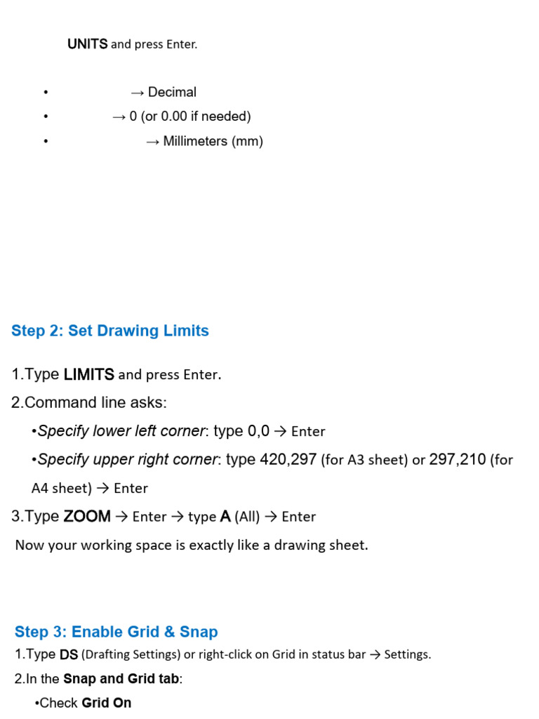 Drawing Projections in AutoCAD | PDF