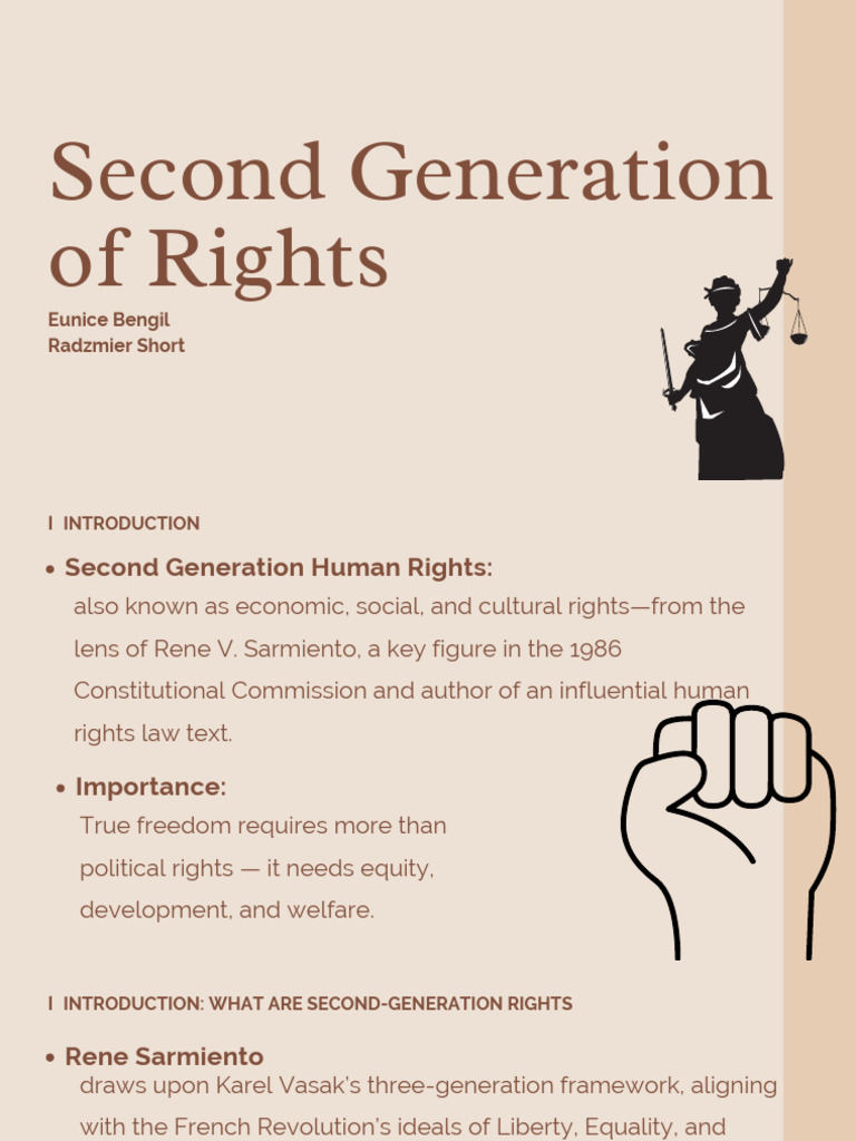 Understanding Second Generation Rights | PDF | Human Rights | Rights