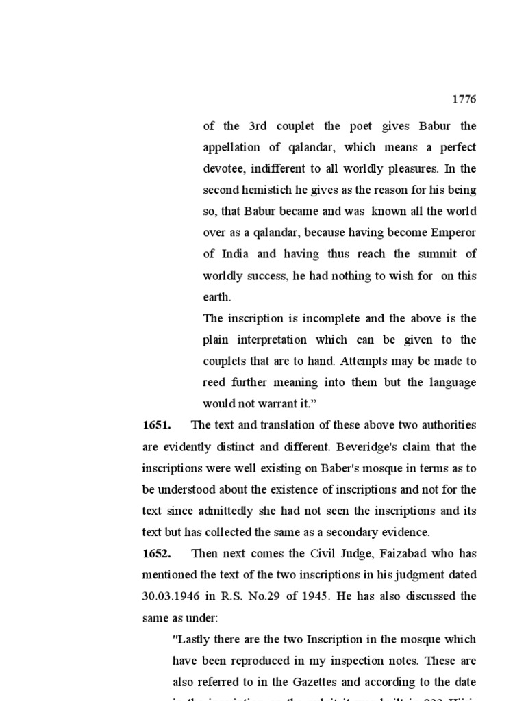 Analysis of Babur's Inscriptions | PDF | Religion And Belief