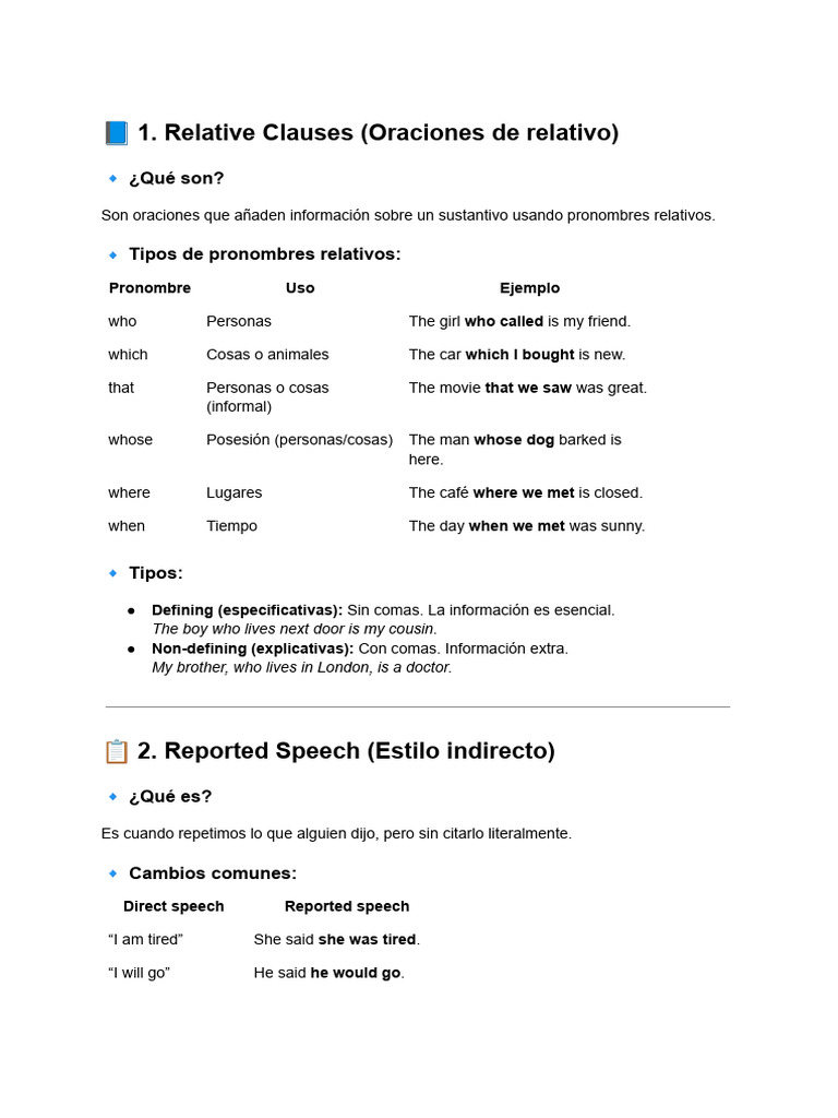 Grammar Ingles Pdf Linguistics Grammar
