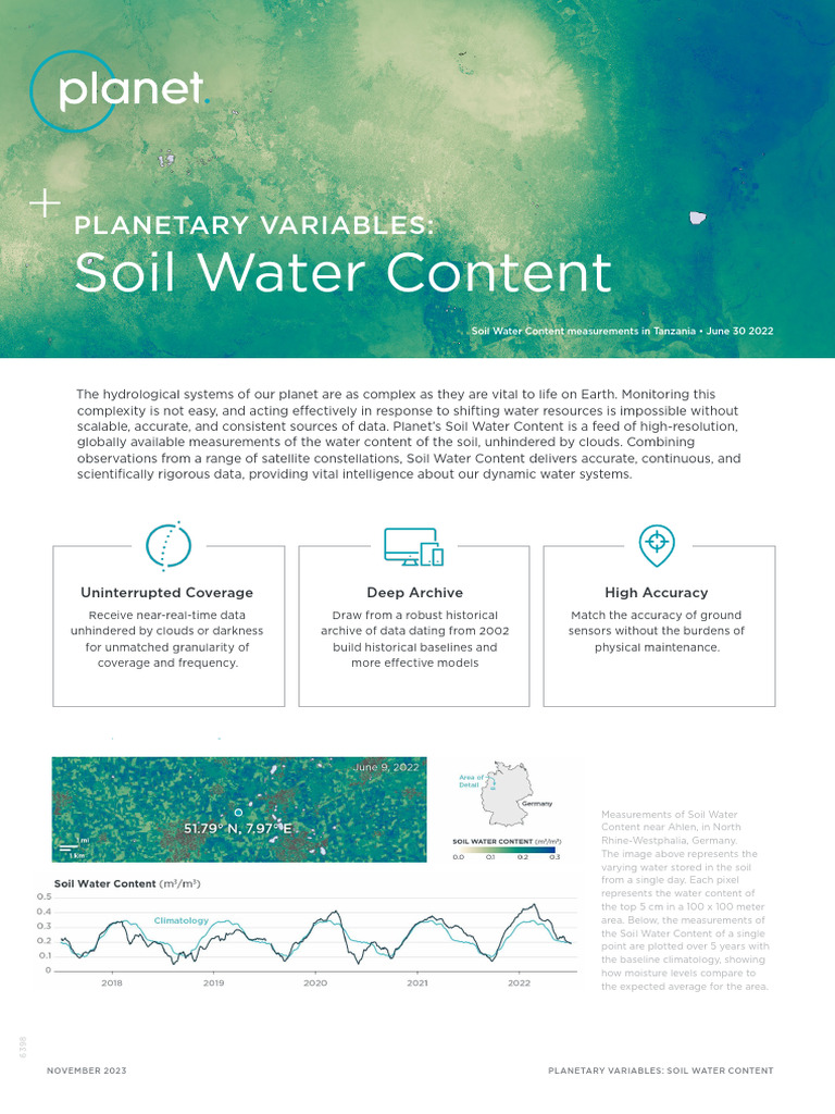 Soil Water Content Monitoring Data | PDF | Drought | Soil