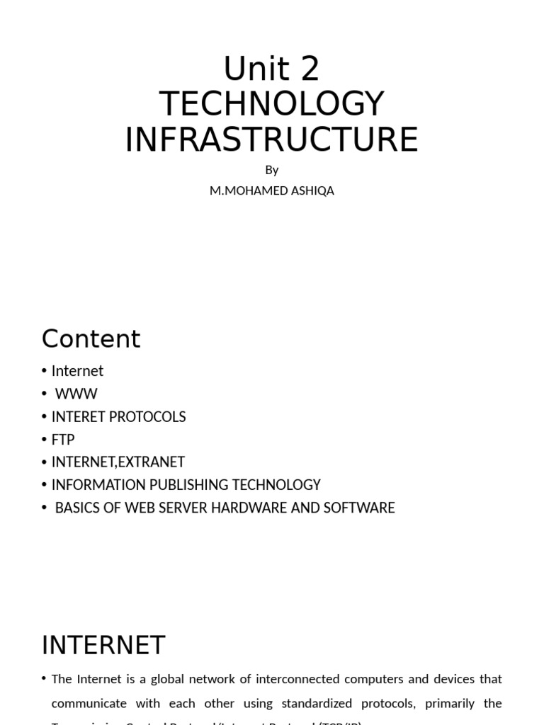 Internet Technology and Business Impact | PDF | File Transfer Protocol ...