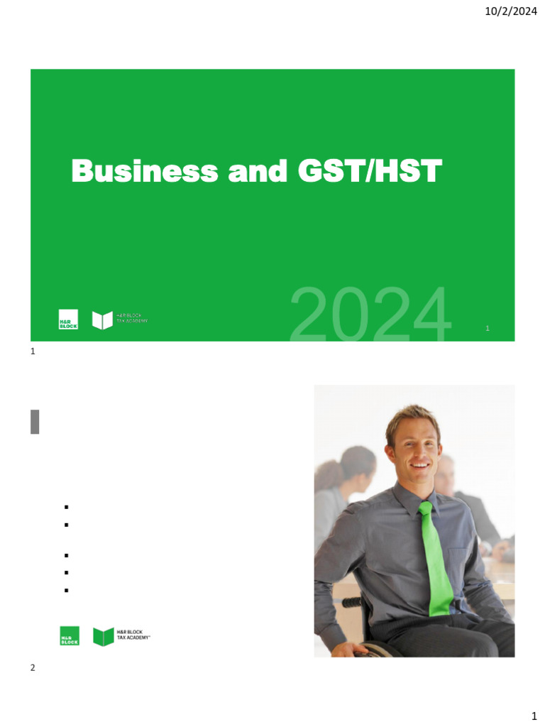 GST/HST Return Filing Guide | PDF | Taxes | Taxation