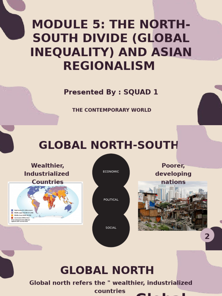 North-South Divide and Global Inequality | PDF | Poverty & Homelessness ...