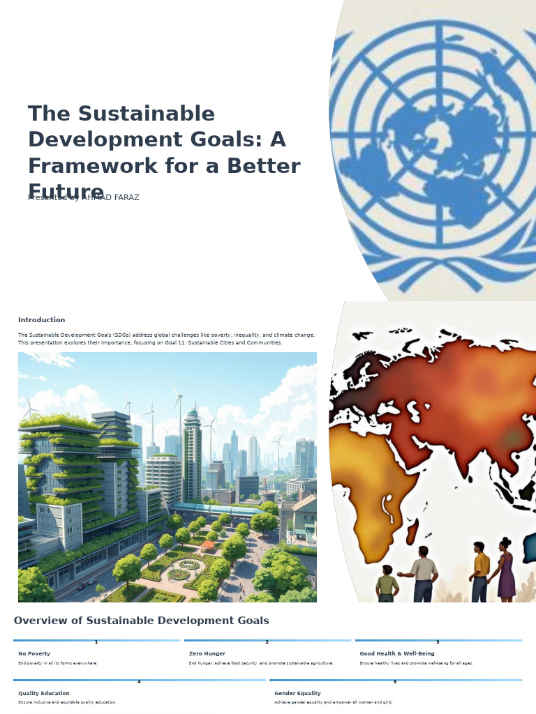 The Sustainable Development Goals A Framework For A Better Future | PDF ...