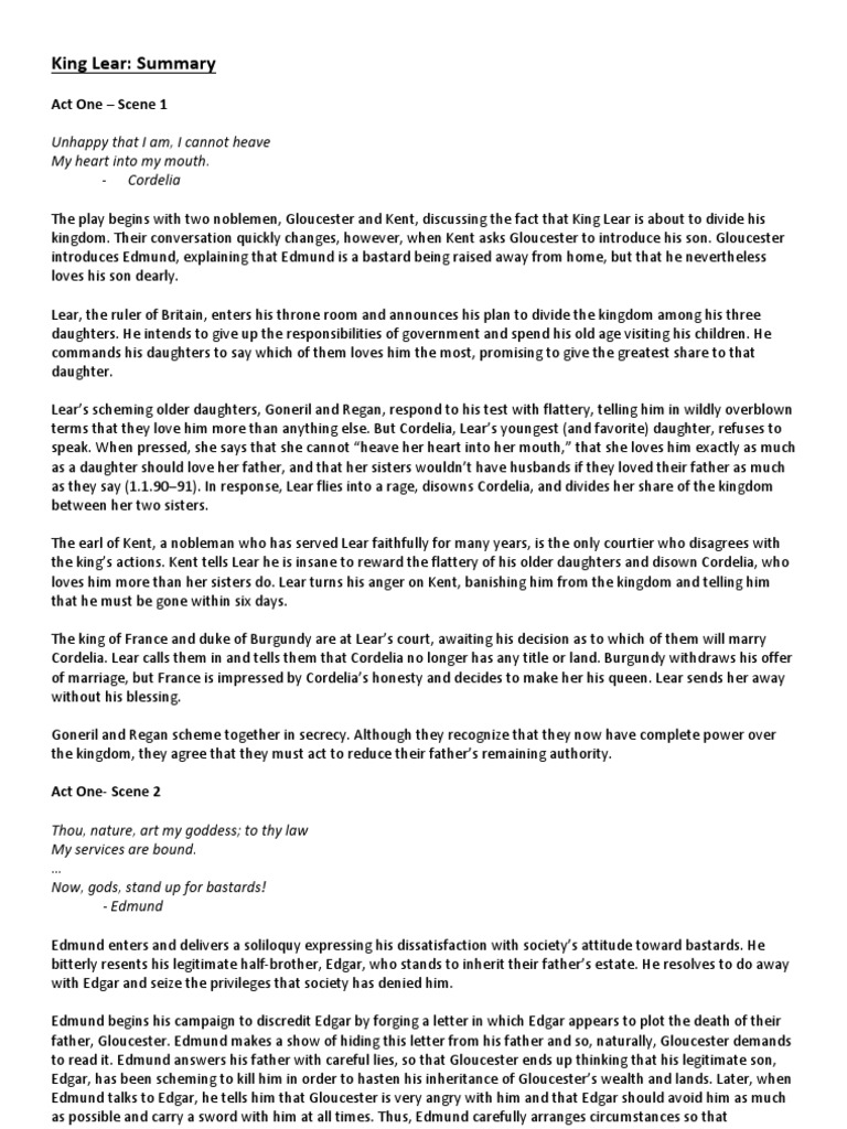 King lear script image