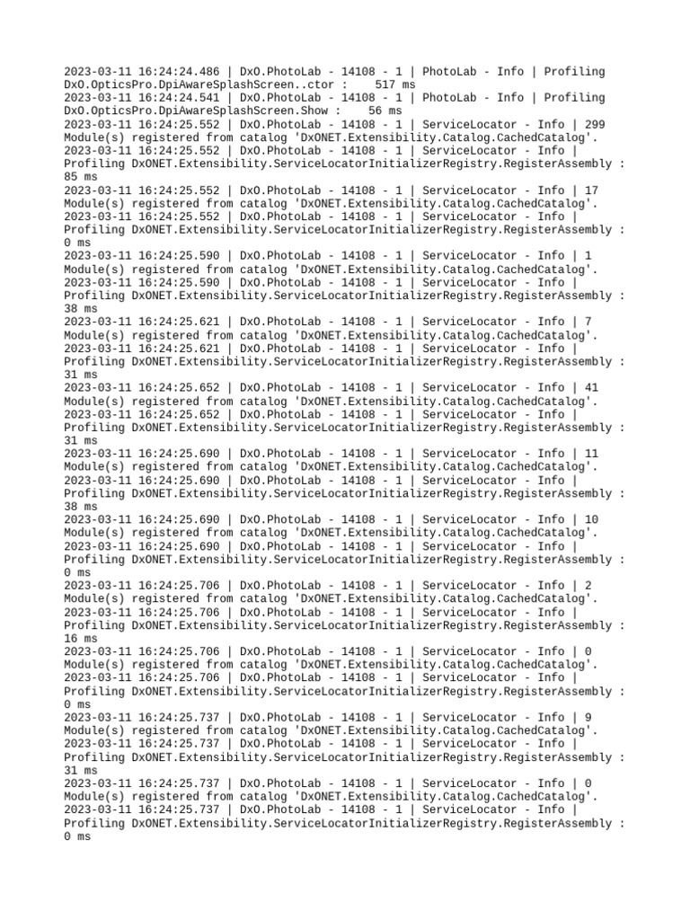DxO PhotoLab 64-bit Profiling Info | PDF | Graphics Processing Unit ...