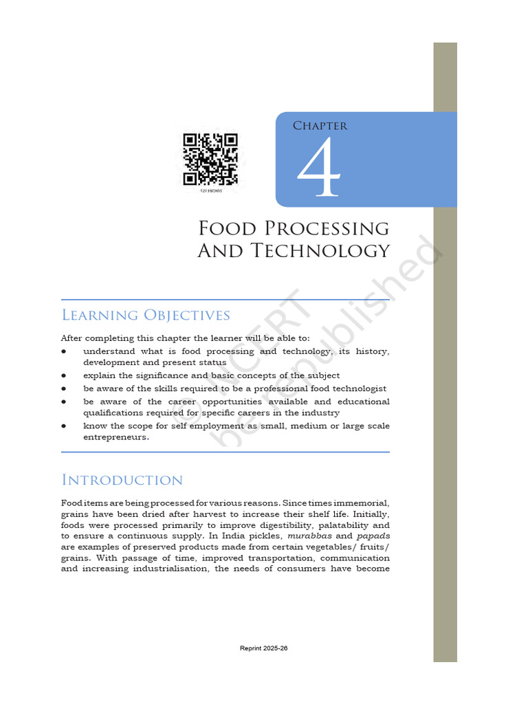 Careers in Food Processing Technology | PDF | Food Preservation | Food ...