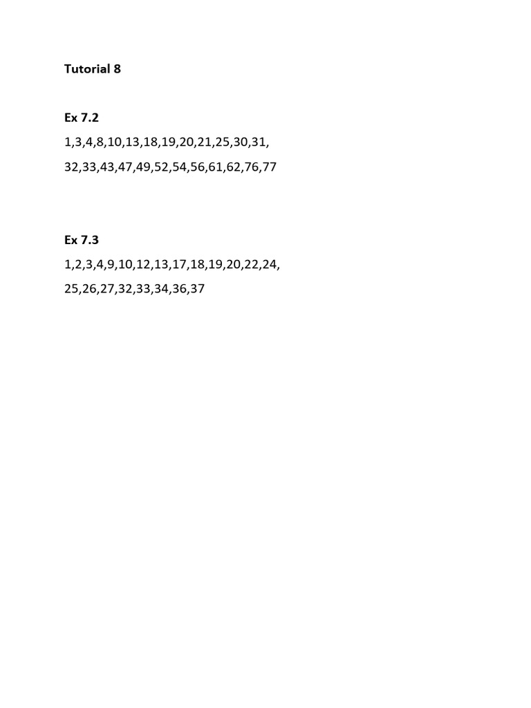 MATH 140 - Tutorial 8-2025... | PDF