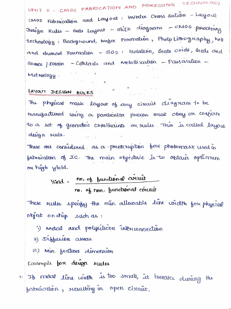 Handwritten Notes - Unit 2 A | PDF