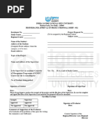 IGNOU MCOP-001 Project Proposal Form | PDF | Business | Art