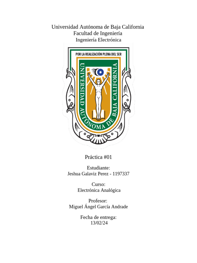 Pract 01 Analogica | PDF | Diodo | Semiconductores
