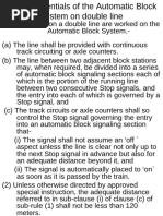 Automatic Block Signalling Guide | PDF | Railway Safety ...