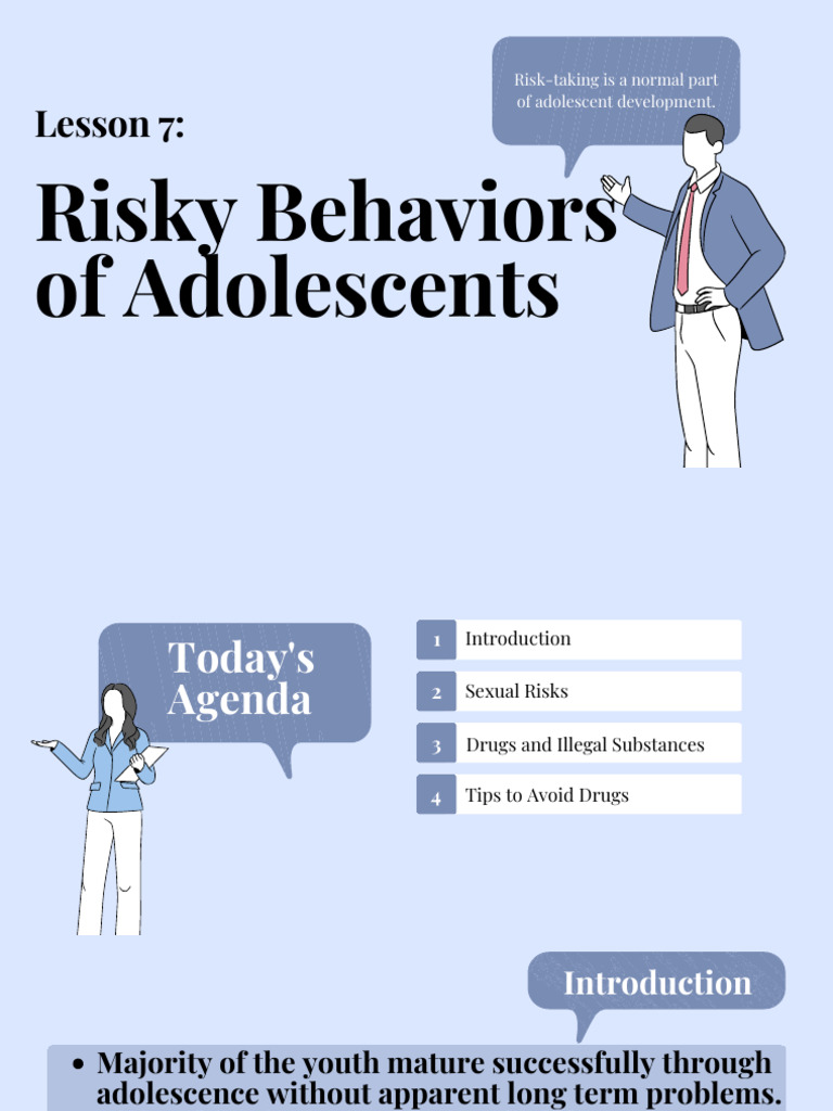 Risky Behaviour of Adolescence | PDF | Cannabis (Drug) | Heroin
