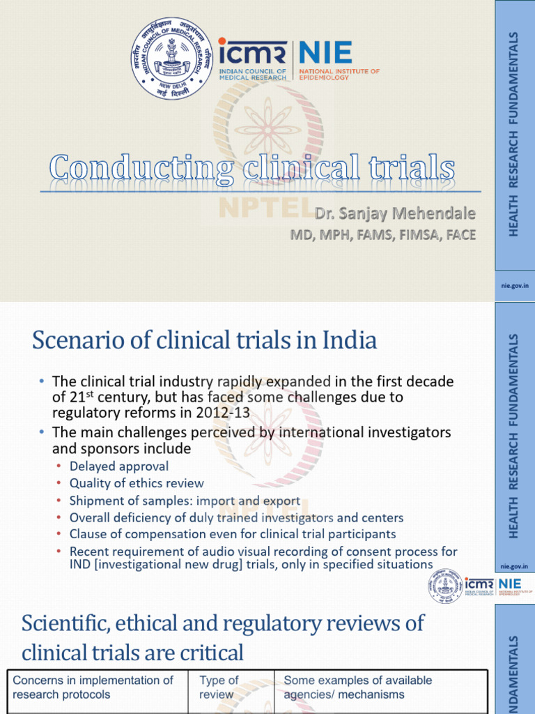 Clinical Trials in India: Challenges & Ethics | PDF | Clinical Trial ...