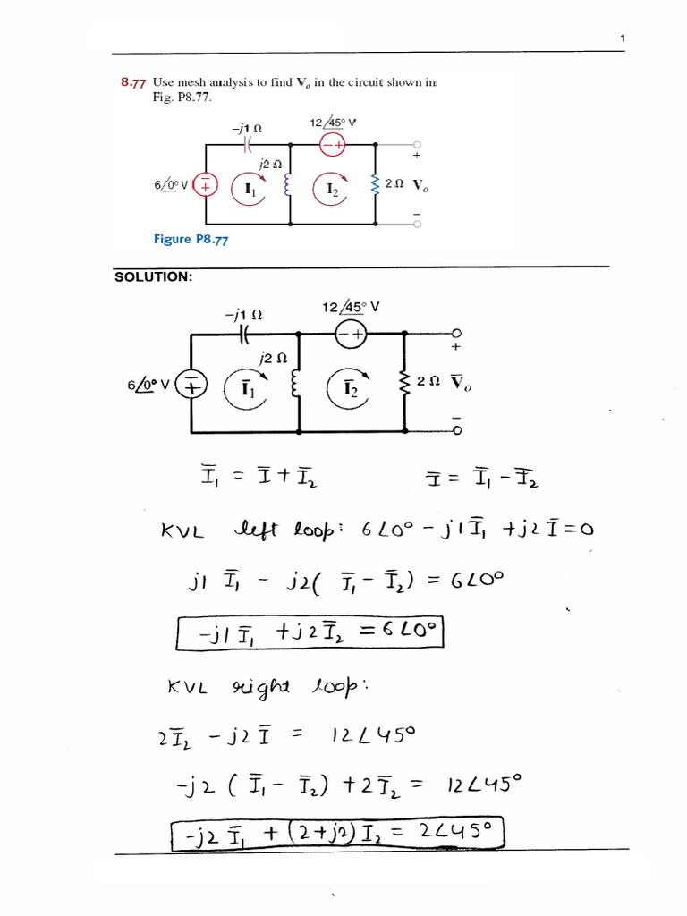 Lecture 12 Loop Analysis AC | PDF