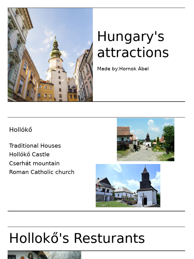 Explore Hollókő: Hungary's Heritage Sites | PDF