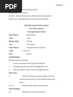 Contoh Surat Rasmi Ketidakhadiran Kesekolah