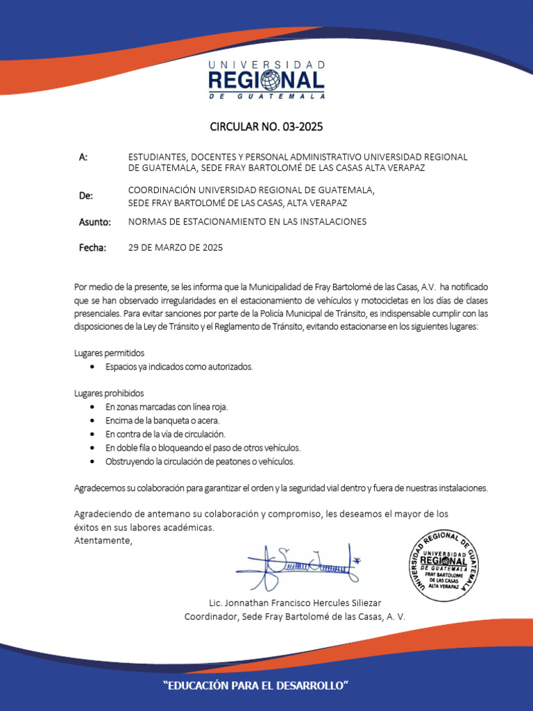 Circular 03 2025 | PDF