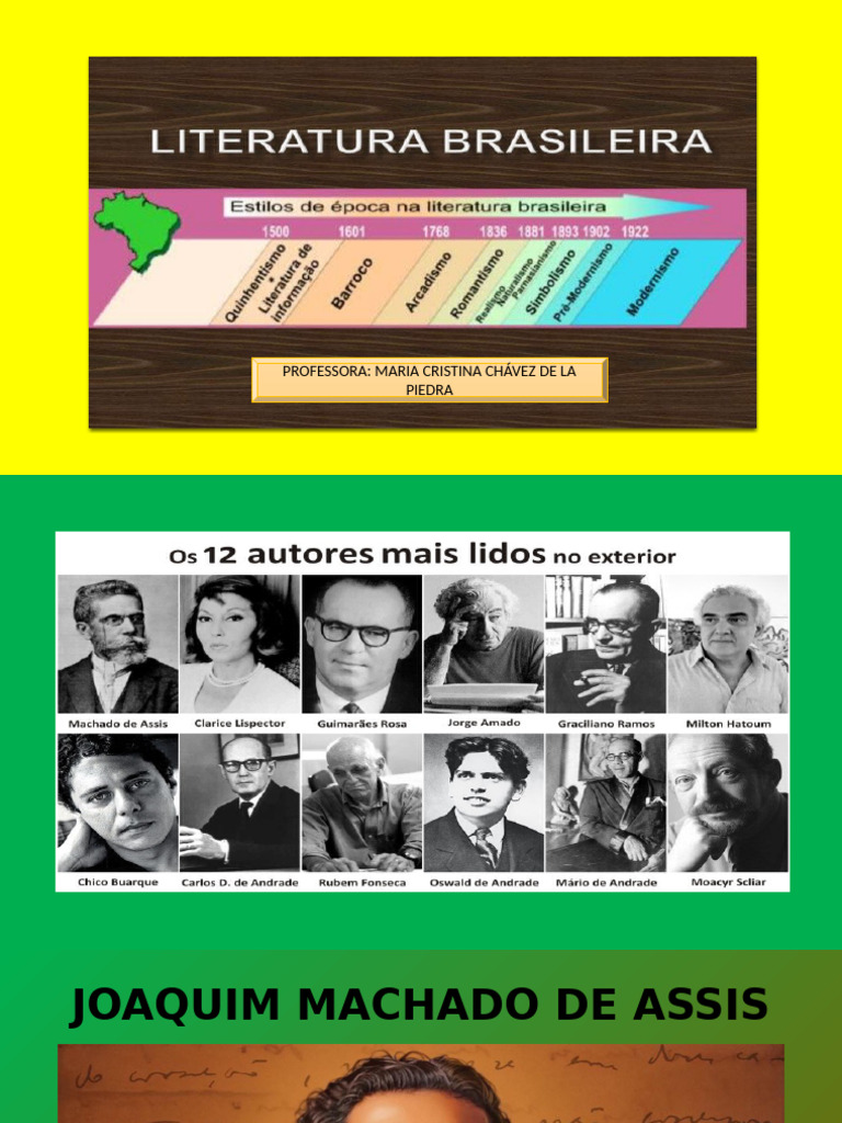 Principais Autores da Literatura Brasileira | PDF