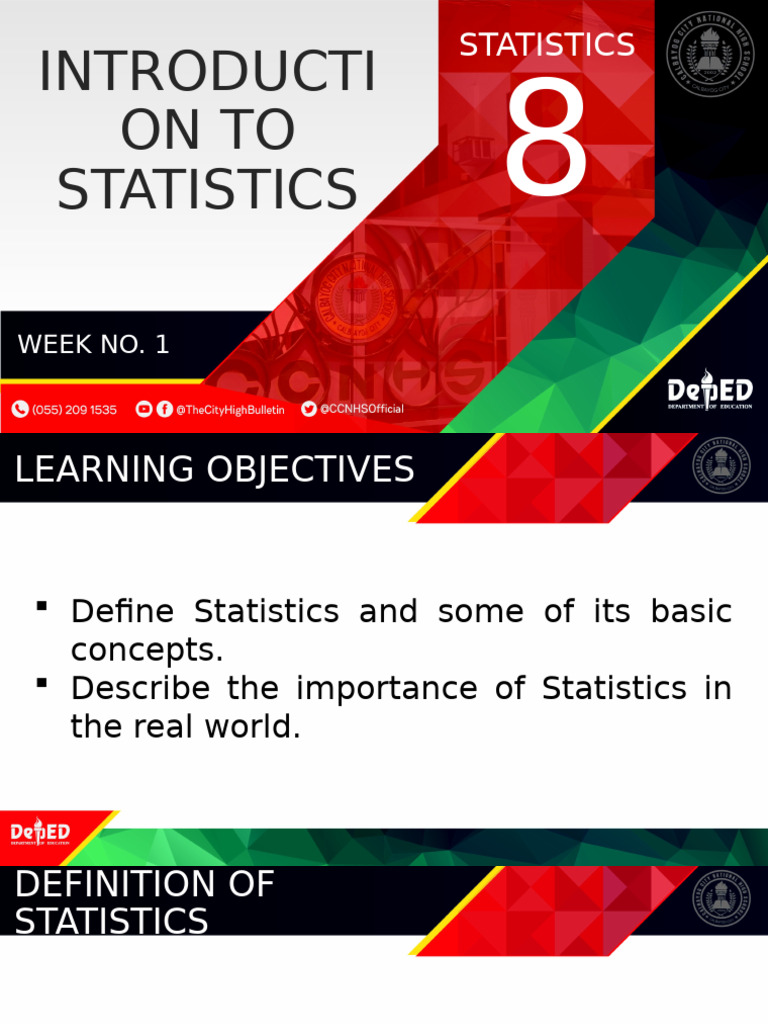 Introduction to Statistics Concepts | PDF | Statistics | Descriptive ...