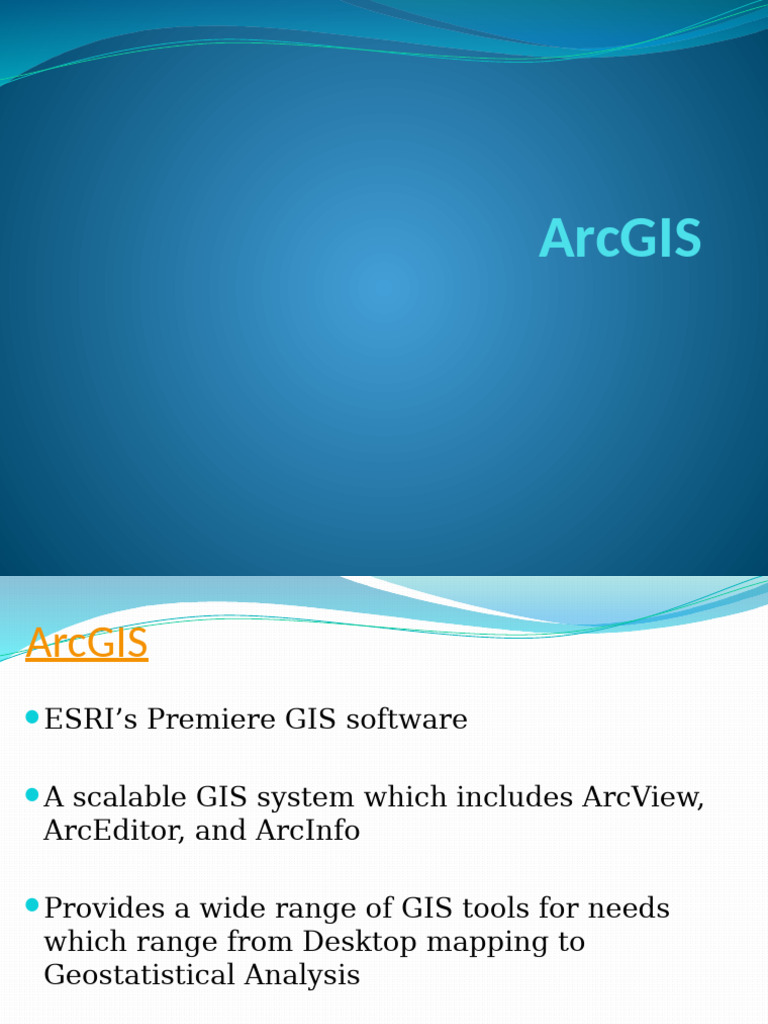 Understanding ArcCatalog in ArcGIS | PDF | Arc Gis | Computing