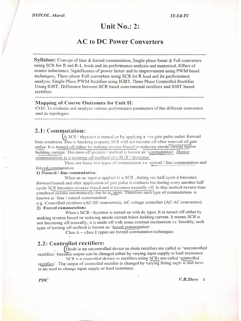 Unit 2 PDC Notes | PDF