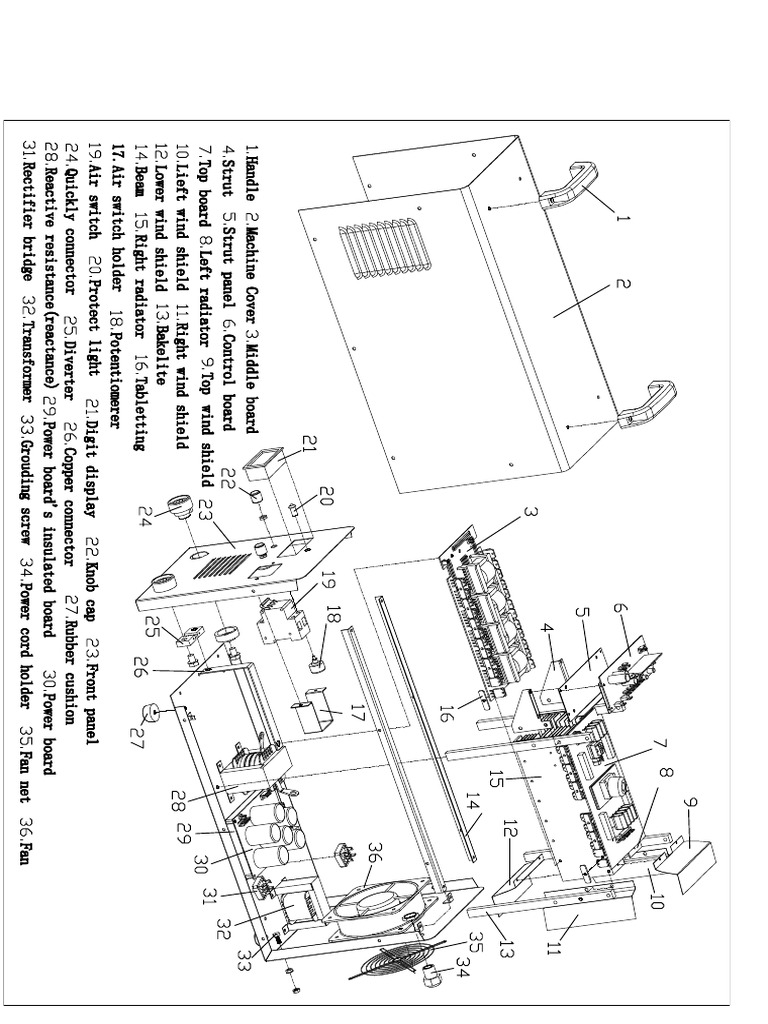 ARC-250 Mosfet Exploded View | PDF