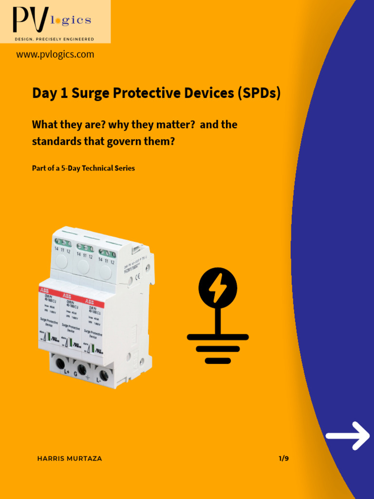 Importance of Surge Protective Devices | PDF | Electricity | Components