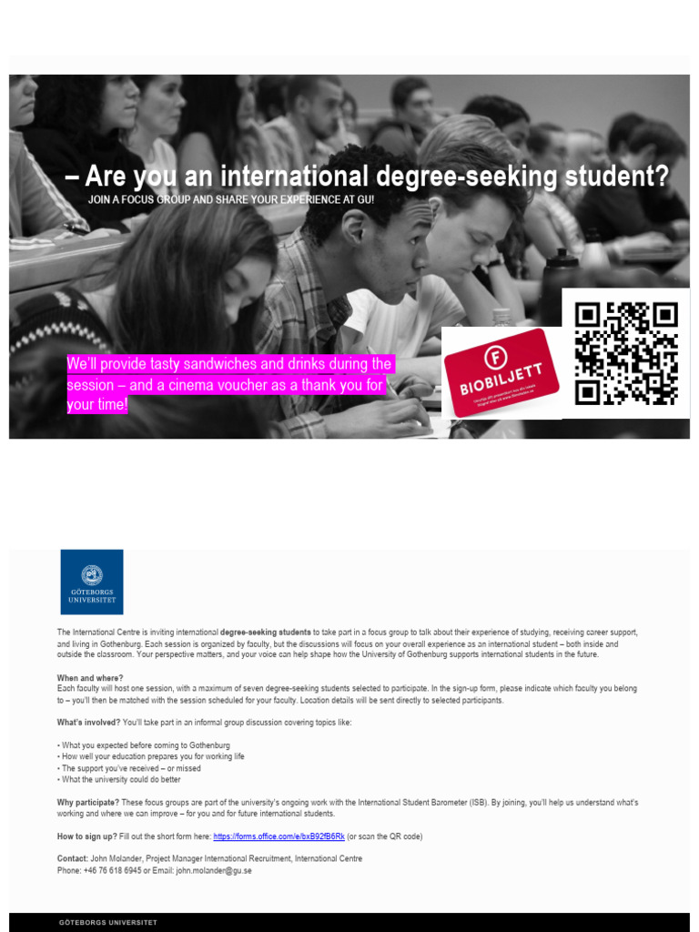 Invitation FocusGroup 1 | PDF
