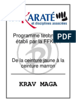 Programme Technique Krav Maga
