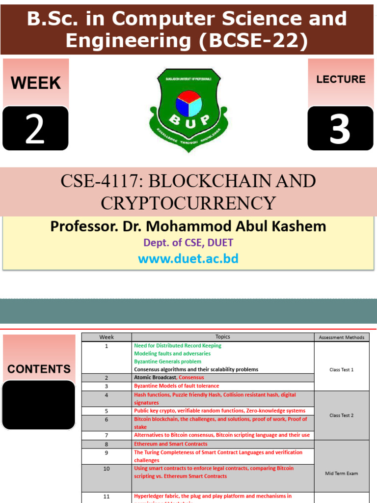 Blockchain Consensus Algorithms Overview | PDF | Distributed Computing ...