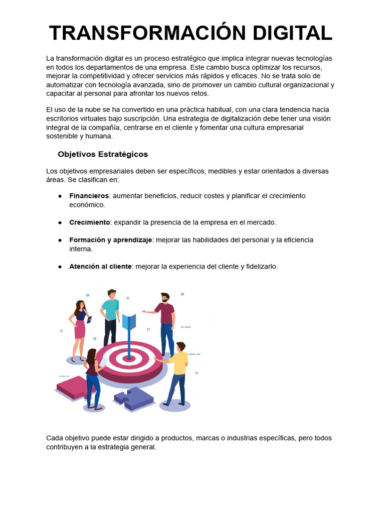 Estrategias para la Transformación Digital | PDF | Computación en la ...