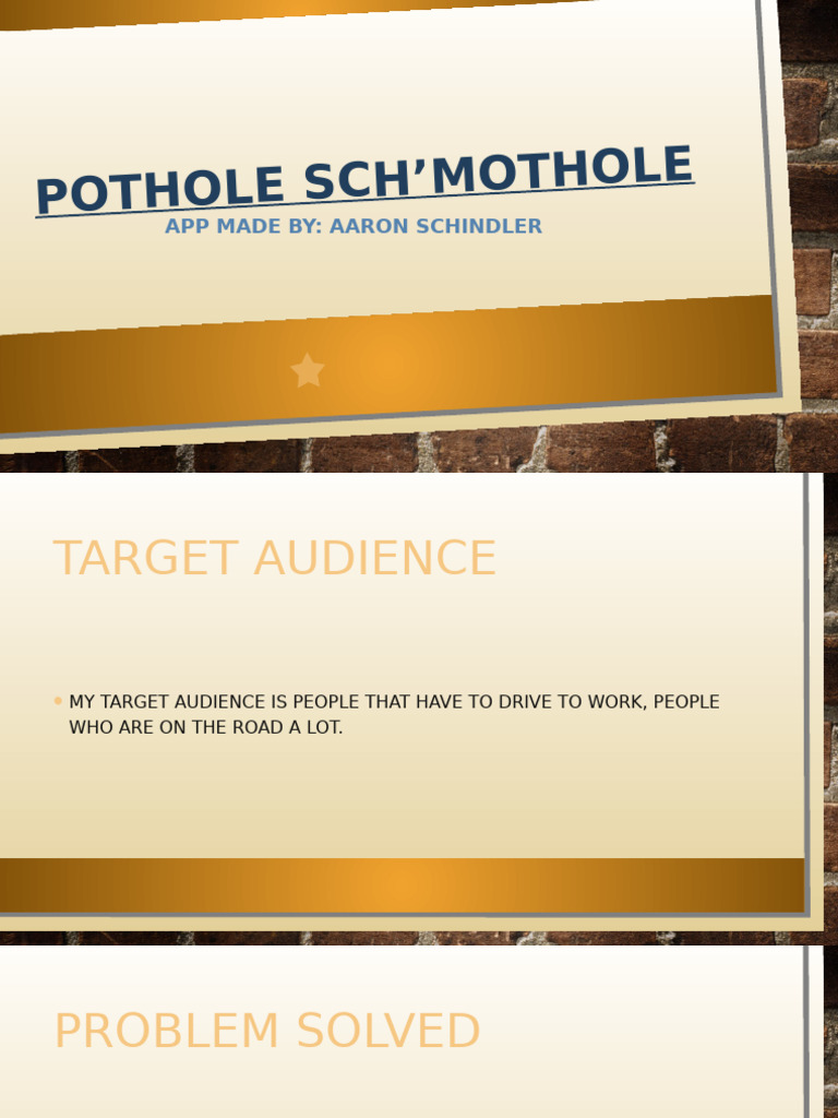 Pothole Schmothole | PDF