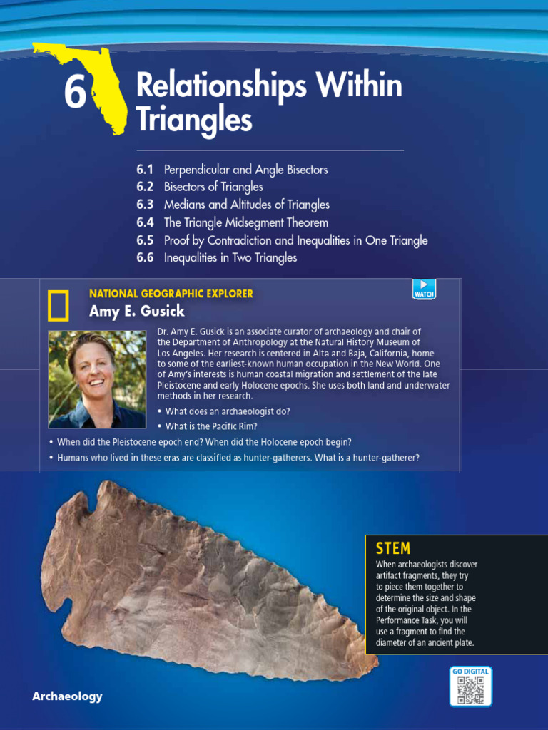 Archaeology and Triangle Relationships | PDF | Triangle | Perpendicular